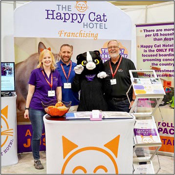 Happy Cat staff at trade show